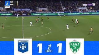 AJ Auxerre contre AS Saint-Étienne [1-1] | Ligue 1 2024/25 | Résumé du Match !