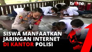 Sulit Akses Internet, Siswa di Tangerang Belajar Online di Kantor Polisi | tvOne