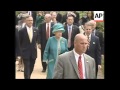 British queen, American VP tour Jamestown, dine at governor's palace