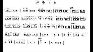 中音二胡练习 演奏文凭级 野蜂飞舞/野蜂飛舞（每分钟60拍）