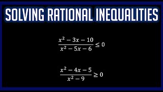 Solving Rational Inequalities