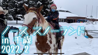 ノース スノーランド in 千歳にまたまた来たよ！2022.2北海道の冬のアクティビティ遊び放題！Chitose City, Hokkaido