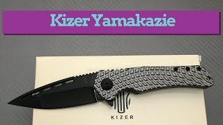 Kizer Yamakazie Ki4489 knife Mikkel Willumsen design titanium framelock flipper with S35VN blade