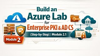 Build an Azure Lab for Enterprise PKI & AD CS (Step-by-Step) | Module 2.1