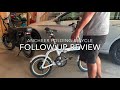 ancheer folding electric bicycle. follow up review. worth it ev bike a cheap $400 lithium powered