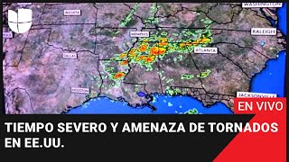 🔴 EN VIVO: Tiempo severo y amenaza de tornados en EEUU. El pronóstico del tiempo