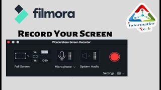 How To Use Filmora Screen Recorder On PC | Filmora se Laptop Screen Recording kase kren(Urdu/Hindi)
