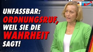 Beatrix von Storch entlarvt die Heuchelei der Altparteien und wird abgemahnt! - AfD-Fraktion