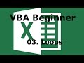 VBA Beginner: 03. Loops