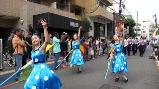 アートフルゆめまつり2017 パレード 春日部市立豊野中学校吹奏楽部 他…