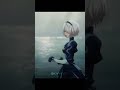 when 2b opens her eyepatch for the first time shorts anime nierautomata 2b