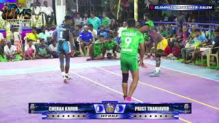 LEAGUE|PRIST THANJAVUR vs CHERAN KARUR|MEYYANUR - SALEM SOUTH INDIA MENS KABADDI 2024