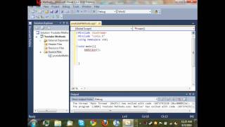 Visual C++ 2010 Tutorial 4 - Functions