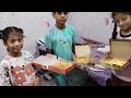 Ajj bachya ne kiti 🍕 pizza 🥳 party first time order kita pind ch #dailyvlog