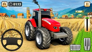 Real Farming Tractor Driving Simulator 2022 - Plow Farm Harvester - Android Gameplay