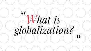 Dimensions of Globalization