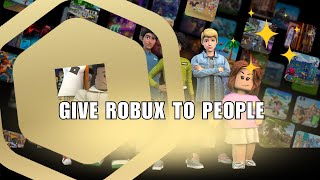 ❤️ INSTANT: ROBLOX - How to Give Robux to People! (With Group) | Full Tutorial