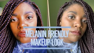 Melanin Friendly Makeup Look