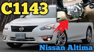 Nissan Altima C1143 steering angle sensor