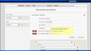 Menu Builder