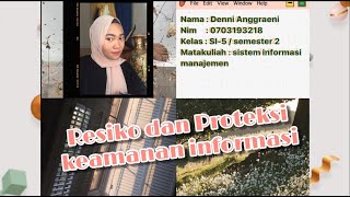 Resiko dan Proteksi keamanan informasi