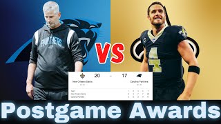 Carolina Panthers vs New Orleans Saints Week 2 Postgame Awards | NFL 2023