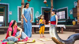 जब बलदाऊ ने कृष्णा को डराने के लिए धारण किया शेषनाग का रूप! | Yashomati Maiyaa Ke Nandlala