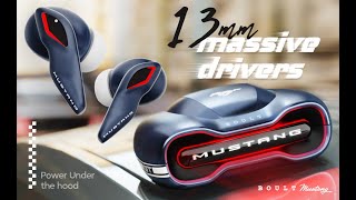 Boult x Mustang Torq TWS Earbuds | 50H Playtime, Quad Mic ENC \u0026 Low Latency  Made in India