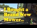 I bought a new mower for Gwinnett Lawns