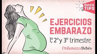 EJERCICIOS PARA #EMBARAZADAS 🧘‍♀️🏠 1º, 2º y 3º Trimestre