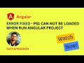 Angular Error Fix: Ng Serve Angular Compile Time Error - ng.ps1 Cannot Be Loaded #angular