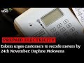 Prepaid Electricity | Eskom urges customers to recode meters by 24th November: Daphne Mokwena