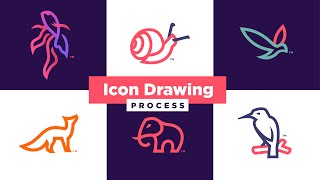 Illustrator Tutorials | Icon and Logo Drawing from Stock Images Process