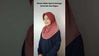 Riview hijab sport/olahraga termurah dan bagus