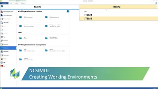 Creating Working Environments in NCSIMUL | Tutorial