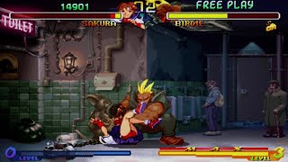 【Ryona】さくらvsバーディー　リョナ対戦　ストリートファイターZERO2　Street Fighter 2