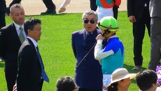 G1恒例、馬主と騎手の集い。2017年天皇賞・春。現地映像、京都競馬場