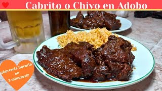 cabrito o chivo en adobo