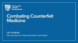 Combating Counterfeit Medicine