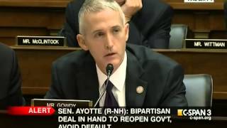 Trey Gowdy Berates National Parks Director for Favoring 'Pot-Smoking' Occupiers Over 'Veterans'