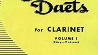 Berr Duets for Clarinet - #1 and #2 (From Selected Duets for Clarinet, Rubank)