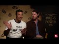 rings of power stars ismael cruz cordova u0026 benjamin walker get real on season 2 interview