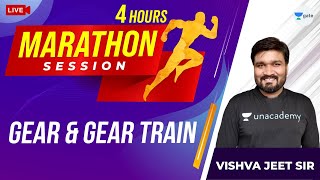 Theory of machines |GEAR & GEAR TRAIN  | Marathon Session | By Vishvajeet Sir