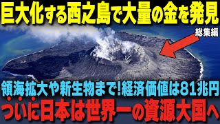 【海外の反応】「巨大化が止まらない…」西之島で金が！？経済価値80兆円で遂に日本が資源大国に！？ 【総集編】