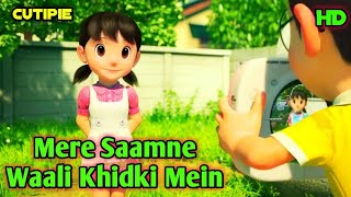 Mere Samne Wali Khidki Mein | Ashish Patil Cover Song | Padosan Movie | Nobita Shizuka Mix