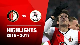 Highlights | Feyenoord - Sparta Rotterdam | Eredivisie 2016-2017