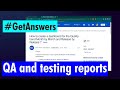 GetAnswers - QA and testing reports without an app?