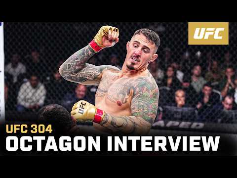 Tom Aspinall Octagon Interview UFC 304