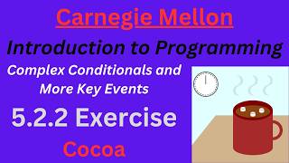 CM Intro to Programming Unit 5 Lesson 2 Cocoa