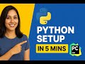How to Install Python and PyCharm Step by Step | Python Setup for Beginners (2025)